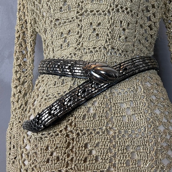Vintage snake belt featured in Chasing Unicorn outfit boho/ western aesthetic main image 4